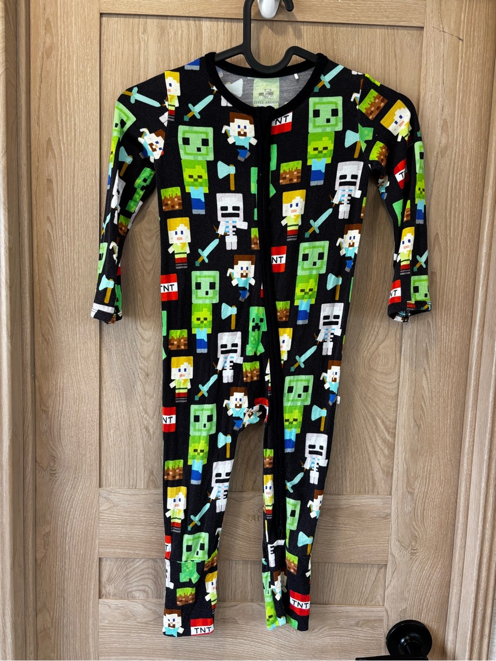 Little Snuggle Minecraft Bamboo Pjs Size 3T